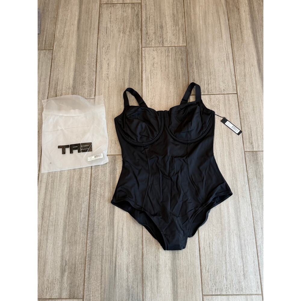 NEW TA3 Lifty Black One Piece Shapewear Swimsuit 3X F / G Cup - Picture 4 of 7